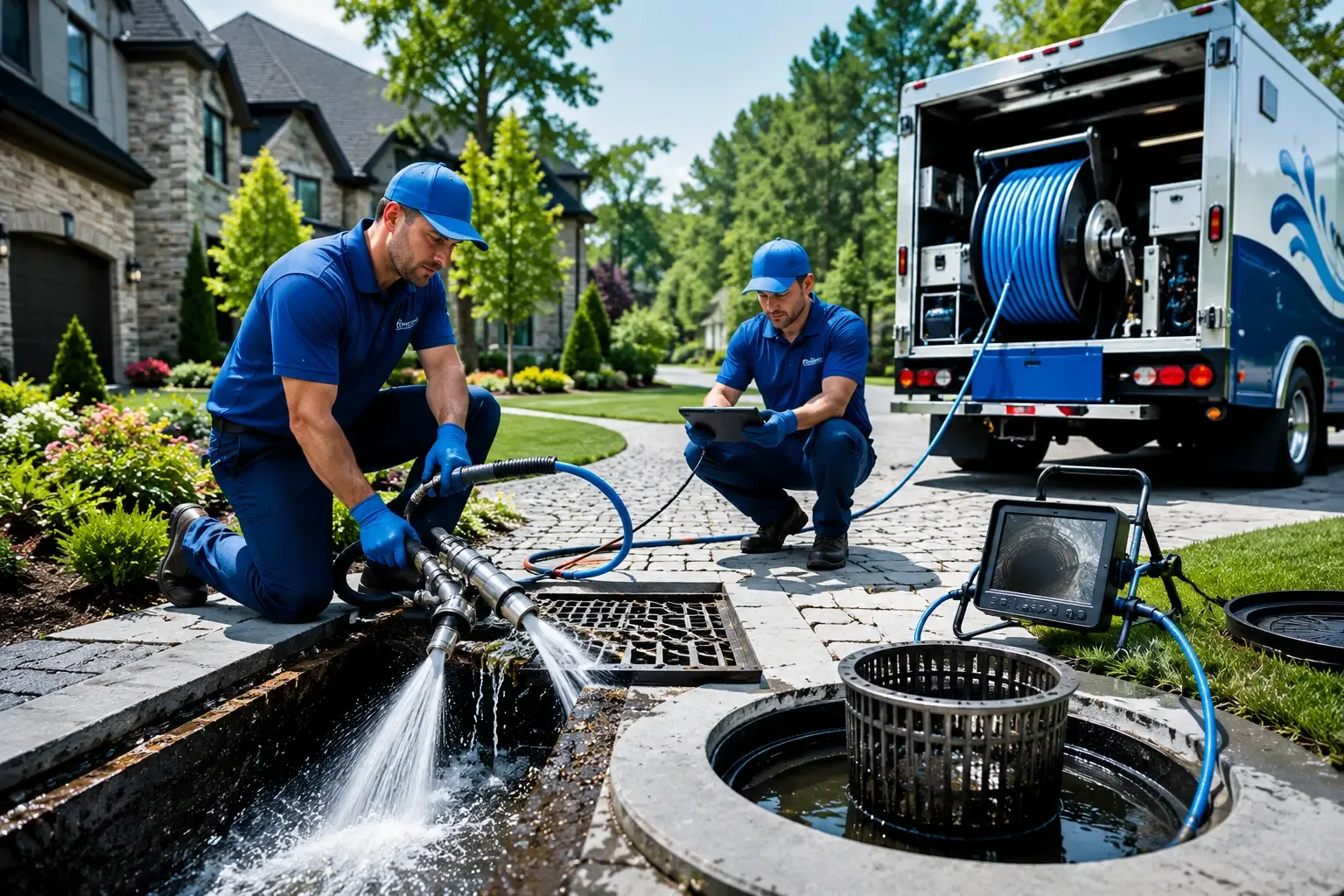 Local outdoor drain cleaning professionals in Walker, LA